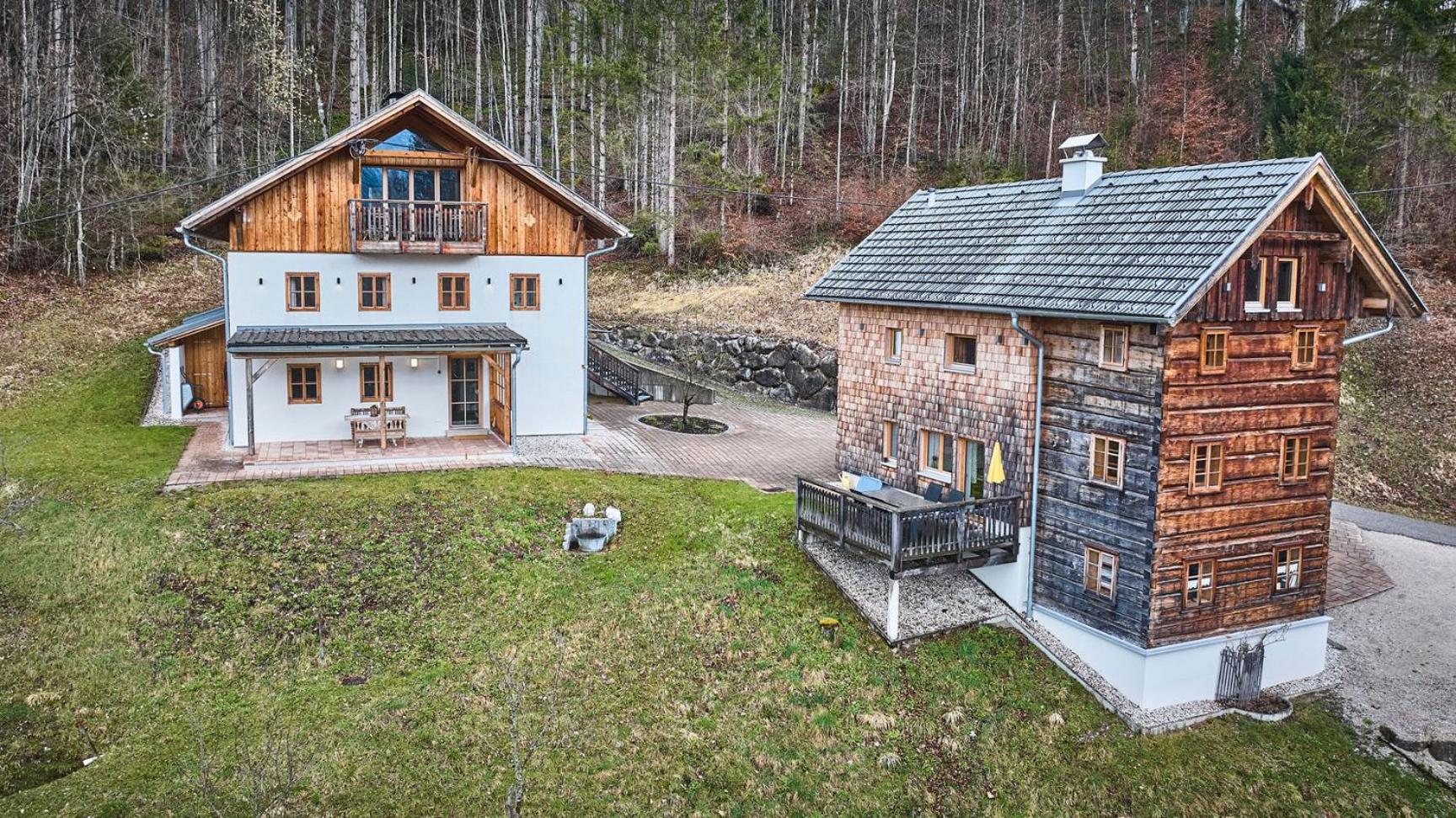Waldharmonie - Chalet & Apartments Bad Goisern Bagian luar foto